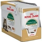 Royal Canin Nassfutter, Rasse: Maine Coon, ausgewachsene Katzen, 12 x 85 g Beutel