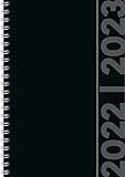 Collegetimer Black Label 2022/2023 - Schüler-Kalender A5 (15x21 cm) - schwarz - Ringbindung - Weekly - 224 Seiten - Terminplaner - Alpha Edition (Collegetimer A5 Ringbuch)