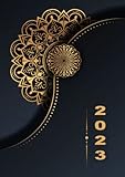 2023: Kalender 2023 buchkalender 1 tag 1 seite I kalenderbuch 2023 I Jahresplaner 12 monate von Januar bis Dezember | din a4