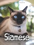 Siamese 2022 Calendar: 12-month Calendar - Gorgeous Mini Calendar 6x8' for planners with large grid for note
