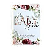 Babytagebuch – Die schönsten Momente von der Geburt bis zur Einschulung im Tagebuch festhalten – Babybuch zum eintragen