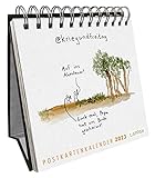 @kriegundfreitag Postkartenkalender 2023: Wochenkalender mit philosophischen, intelligenten und humorvollen Cartoons
