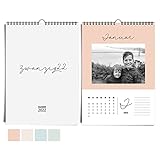 heaven+paper Fotokalender 2022 zum selbstgestalten - Kalender 2022 sanfte Farben - personalisierte Geschenke für Frauen – Wandkalender für deine Fotos