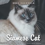 Siamese Cat 2023 Calendar: Great Calendar 2023 - Gift for Family, Friends and Yourself - Thick and Glossy Paper - Home & Office Organizer - Large Monthly Grid - Mini size 7x7 inches
