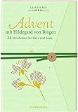 Briefbuch Advent mit Hildegard von Bingen: 24 Weisheiten für Herz und Seele