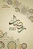 Ramadan kalender und Planer 2023: Ramdan Buch & Ramazan kalender mit Aufgabenliste, Ziele für den heiligen Monat, tägliche gebete, Quran Lesen, täglich Dua und Viele Mehr