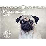 Mopszauber DIN A4 Kalender für 2023 Mops Hunde und Welpen - Seelenzauber