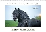 Friesen - stolze Giganten (Wandkalender 2022 DIN A2 quer)