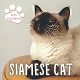 Siamese Cat Calendar: Beautiful 2023 Calendar Gift for Family, Friends and Yourself - Thick Paper - Home & Office Organizer - Large Monthly Grid - Bonus last 6 months of 2022