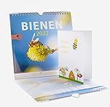Bienen-Kalender 2022 (21 x 21 cm) für Wand und Tisch Bienenkalender