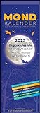 Mondkalender 2023 - Streifen-Kalender 15x42 cm: by Dr. phil. Michaela Mundt