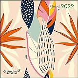 GreenLine Floral 2022 - Wand-Kalender - Broschüren-Kalender - 30x30 - 30x60 geöffnet - Blumen