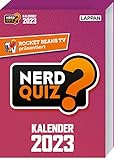 Rocket Beans TV - Nerd Quiz-Kalender 2023 mit Fragen rund um Games, Filme und Popkultur: 365 neue Nerd-Fragen für 2023!