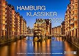 Hamburg Klassiker Kalender 2022 (A3 Wandkalender, Quer, 250er Premium Qualität) Speicherstadt, Alsterdampfer, Kirschblüte, Rathaus, Elbphilharmonie, Cap San Diego, Michel, Wasserschloss