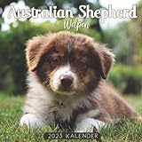 Australian Shepherd Welpen Kalender: 18-Monats-Kalender von Juli 2022 bis Dezember 2023 - Behalten Sie den Überblick über wichtige Details, Notizen und Termine