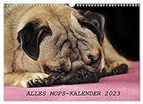 Alles Mops-Kalender 2023 (Wandkalender 2023 DIN A3 quer)