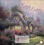 Thomas Kinkade: Land of Light Broschurkalender 2023 - Kunstkalender mit Jahresübersicht 2024 - mit viel Platz für Eintragungen - 29,5 x 30 cm (29,5 x 60 cm geöffnet)