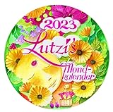 Lutzis Mondkalender rund Ø 16cm (Tagesabreisskalender) 2023: Andrea Lutzenberger