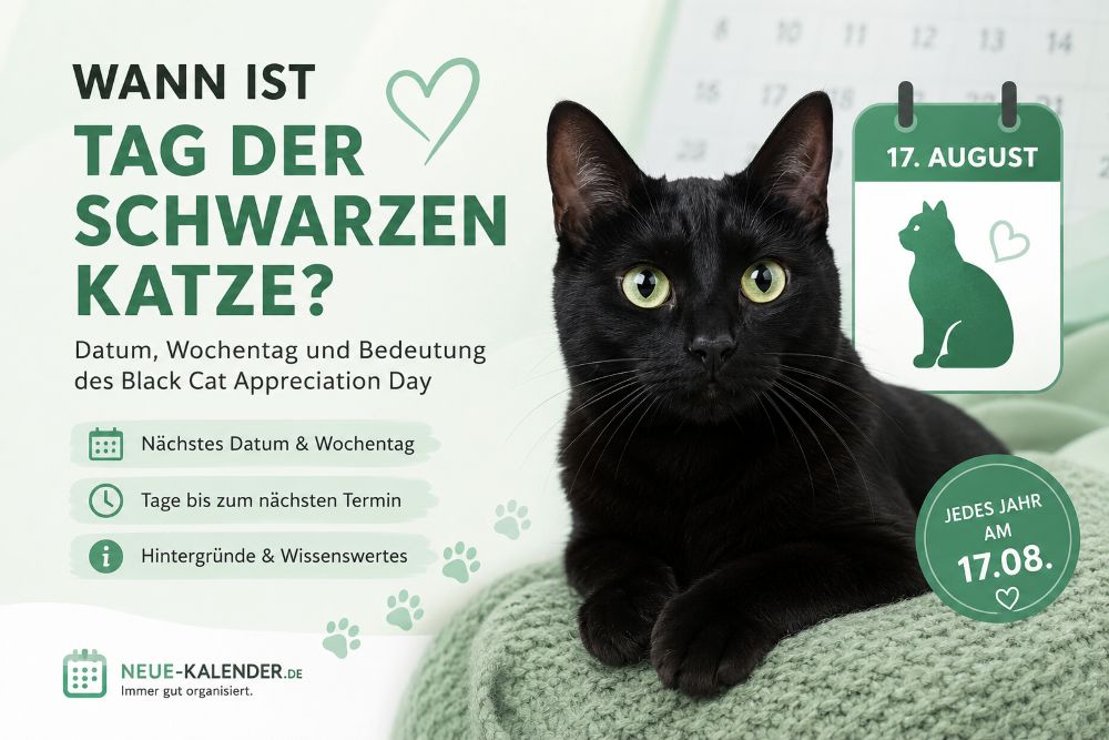 Tag der schwarzen Katze