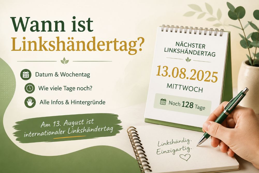 Wann ist Linkshändertag?